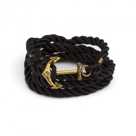 PULSERA MARÍTIMA NEGRA
